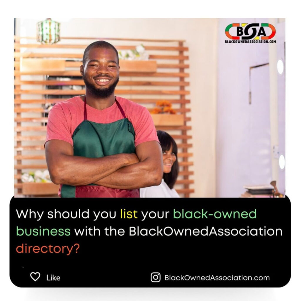 Why should you listing your black-owned business with the BlackOwnedAssociation directory