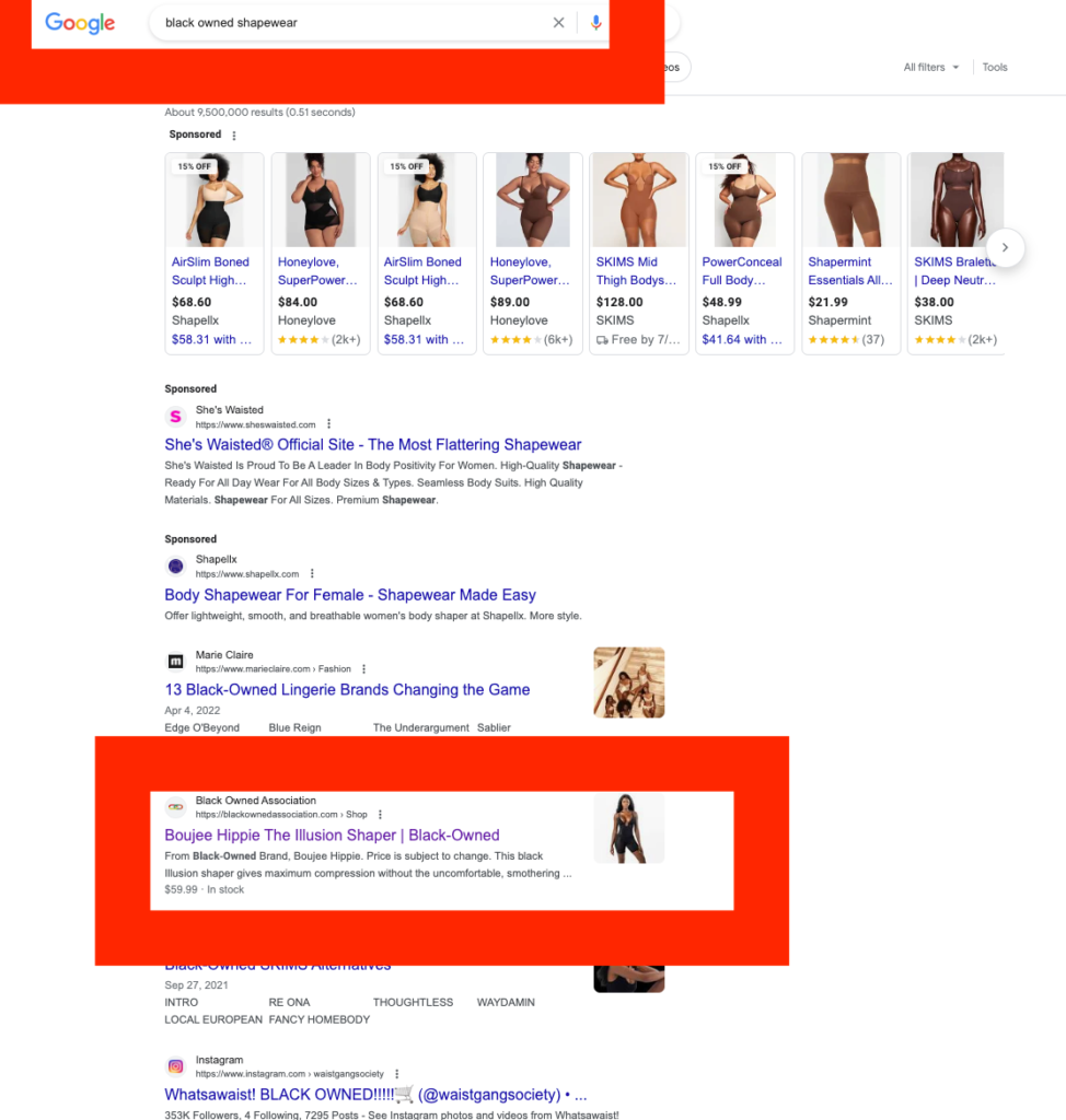 black owned shapewear google-search