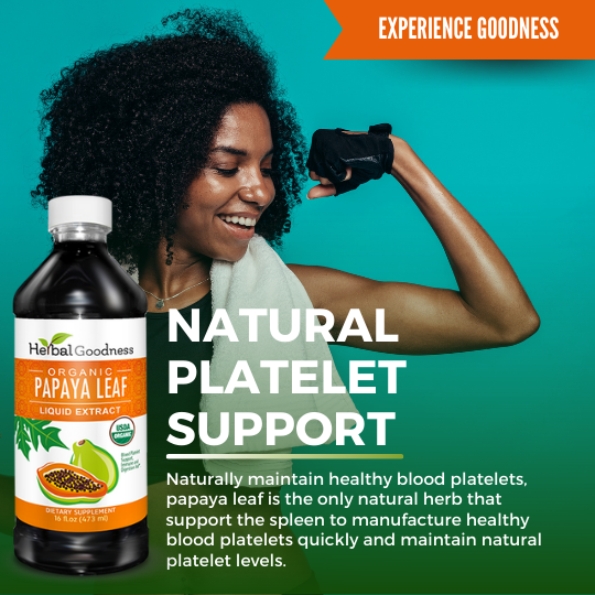 Herbal Goodness Organic Papaya Leaf Liquid Extract Natural Platelet Support.png