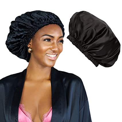 Hair Bonnet for Thick, Natural, Curly Hair