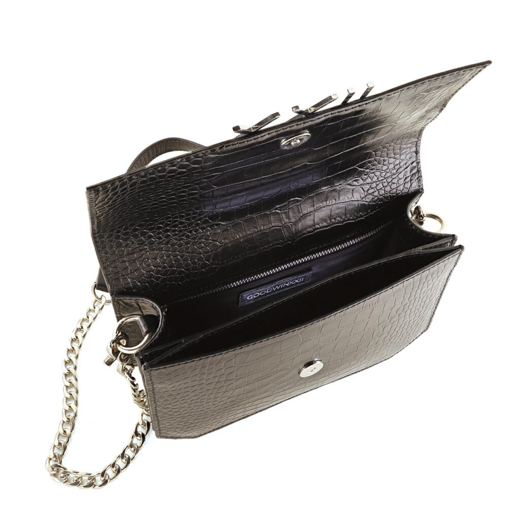 Midnight Black and Silver Crossbody Black-Owned