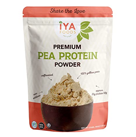 Iya Foods Premium Pea Protein Powder Black-Owned