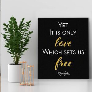 Love Sets Us Free Wall Plaque Black-Owned