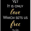 Love Sets Us Free Wall Plaque Black-Owned