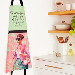 African American Expressions Kitchen Aprons Black-Owned