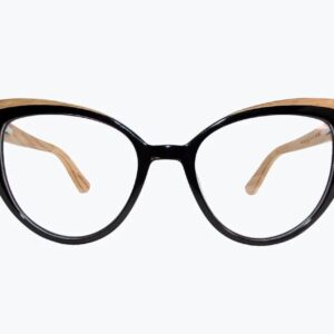 Montego Bay Oak Eyeglass Black-Owned
