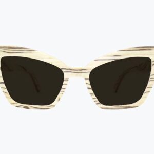 Port of Spain Ice Wood Sunglass Black-Owned