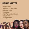 Vegan Liquid Matte Lipstick Black-Owned