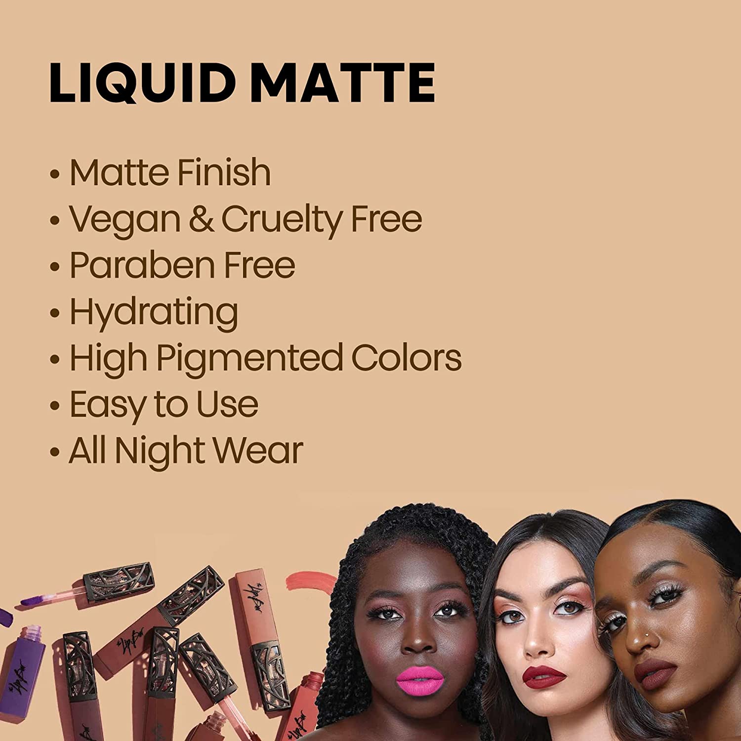 Hot Mama Vegan Liquid Matte Lipstick Black-Owned