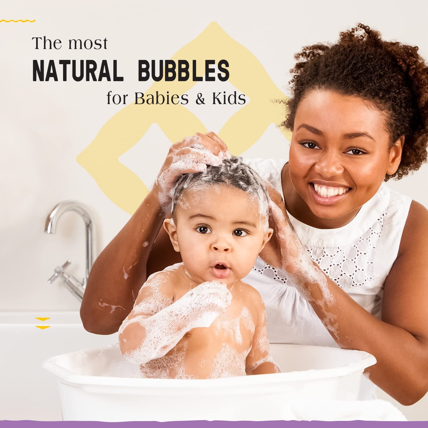 Alaffia Babies and Kids Bubble Bath Black-Owned