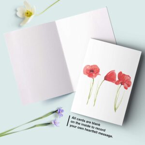 Dessie 30 Floral Watercolor Blank Cards Black-Owned
