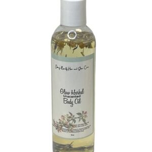 Glow Herbal Unscented Body Oil Black-Owned
