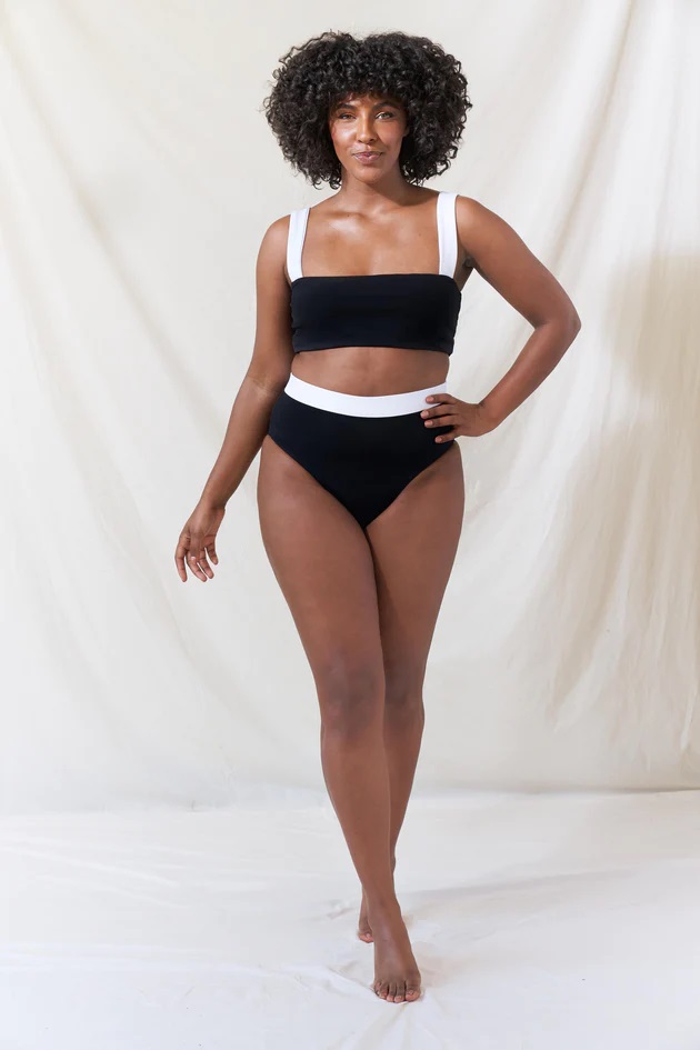 Nomads Swimwear Current Top Black-Owned
