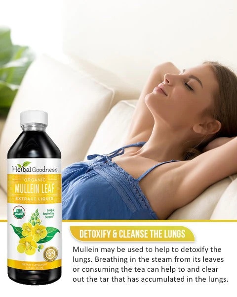 Mullein Leaf Extract Liquid Black-Owned
