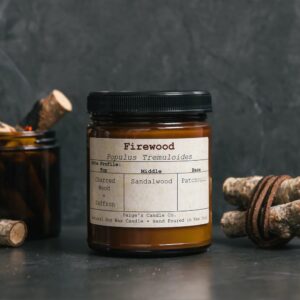 Firewood Taxonomy Candle Black-Owned