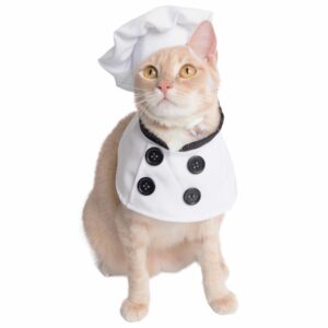 Top Chef Uniform Cat Costume