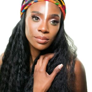 Vibrant Colorful African Headband Black-Owned