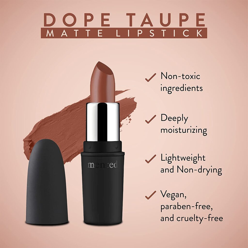 Mented Cosmetics Dope Taupe Nude Matte Liquid Lipstick Black Owned