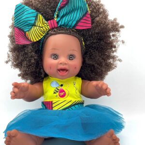Lovey Coiley Baby Bee Doll Black-Owned