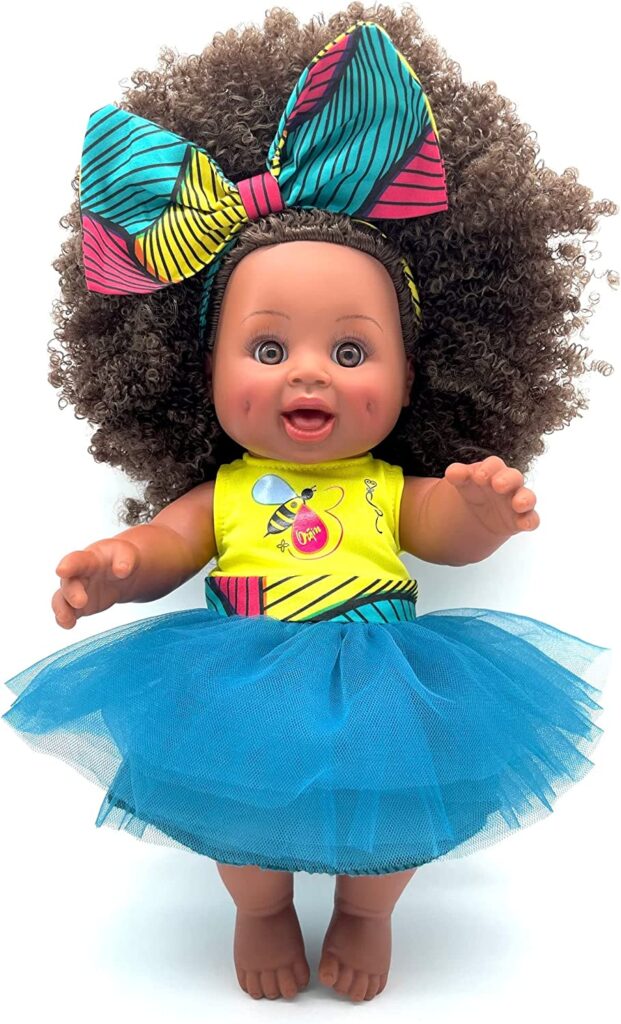 Lovey Coiley Baby Bee Doll Black-Owned