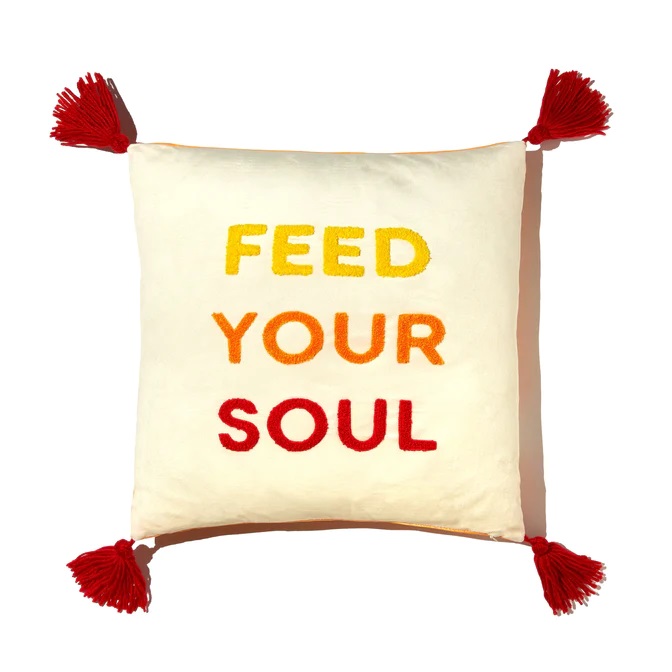 Feed Your Soul Decorative Throw Pillow