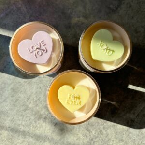 Love You Candy Broken Heart Soy Candle black-owned business