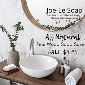 Natural Pine Wood Soap Saver Black-Owned