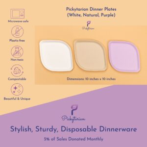 Pickytarian Dinner Plates Black-Owned