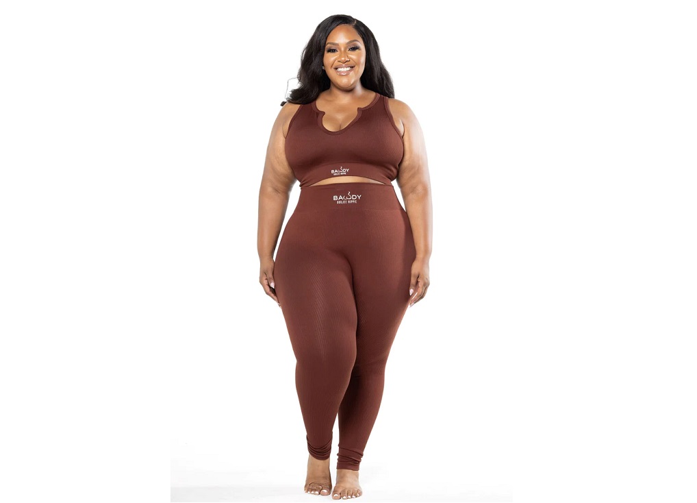 Boujee Hippie Ribbed Bawdy Set - Coffee Brown
