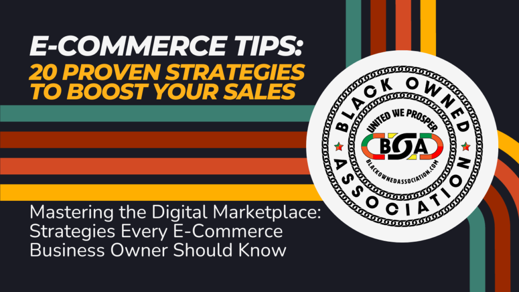 BOA - E-commerce Tips 20 Proven Strategies to Boost Your Sales