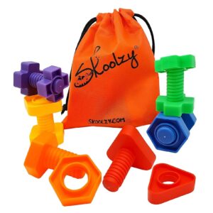 Black-Owned Skoolzy Nuts and Bolts Toy Set