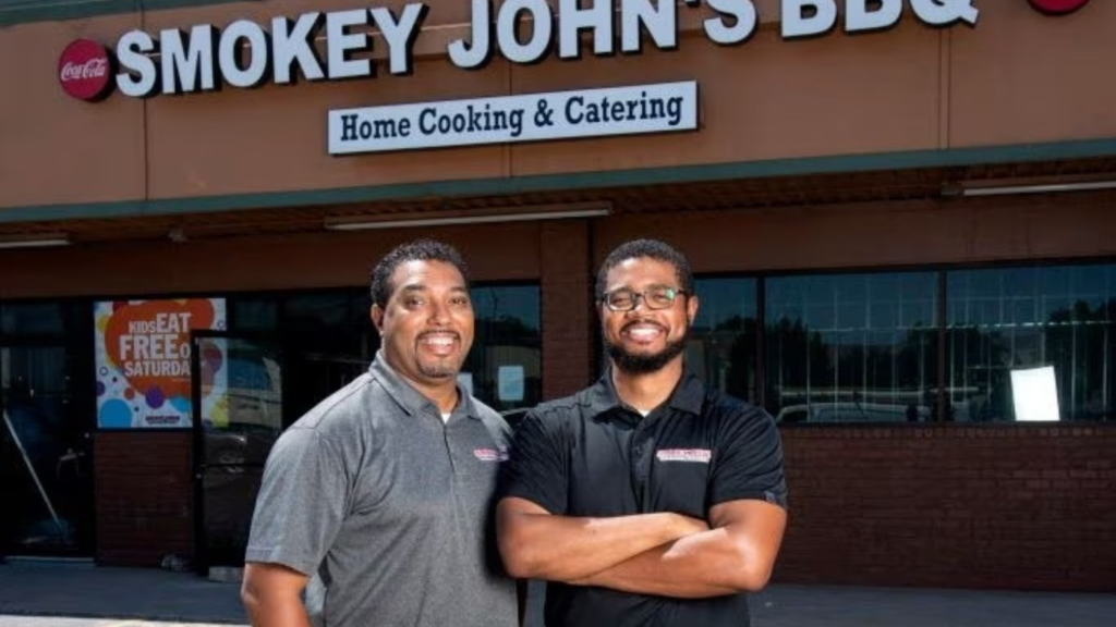 black-owned restaurant in Dallas Smokey John’s BBQ Home Cooking and Catering