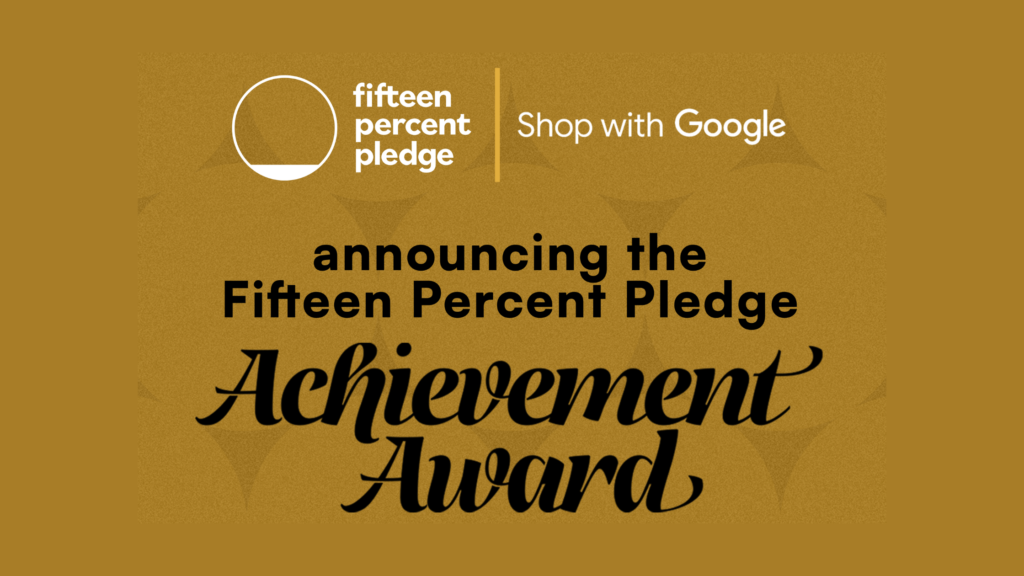 fifteen percent pledge achievement award black businesses