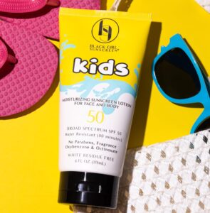 Black Girl Sunscreen Large Kids SPF 50 Sunscreen Lotion
