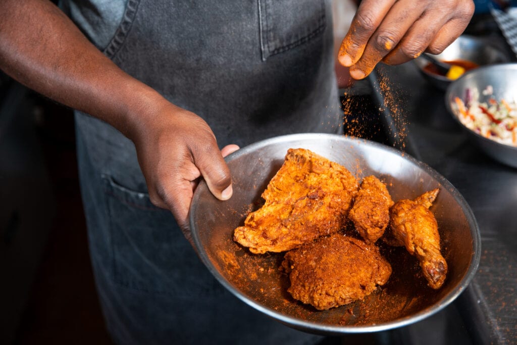 black-owned fried chicken restaurant