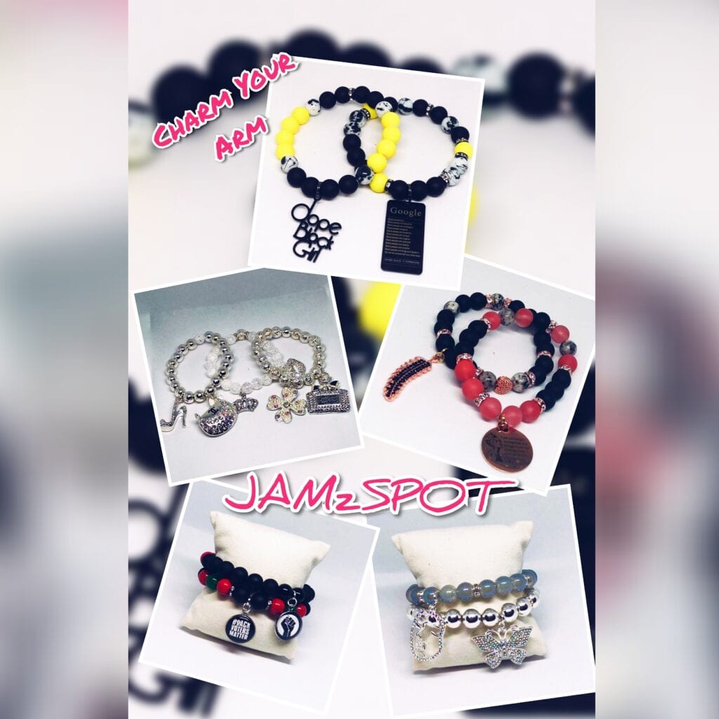 black-owned custom handmade beaded bracelets and Apple watch bracelets business