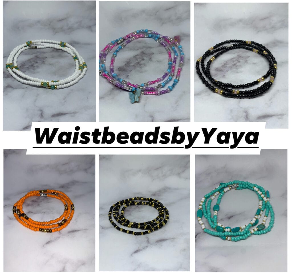 black-owned business WaistBeadsByYaya.com