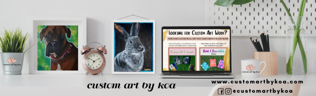 black-owned businesses Custom Art By Koa LLC