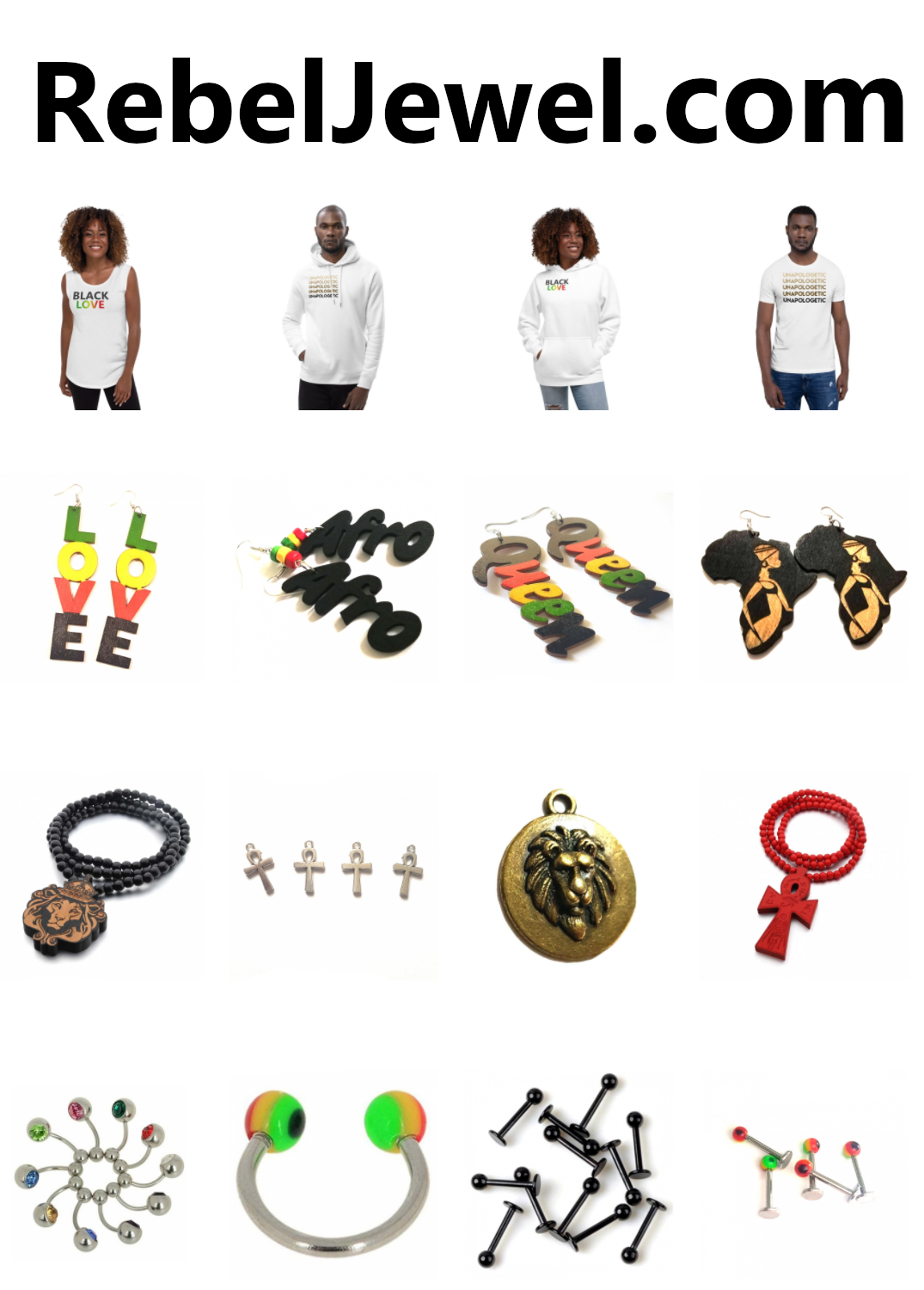 black-owned clothing and accessories business Rebel Jewel