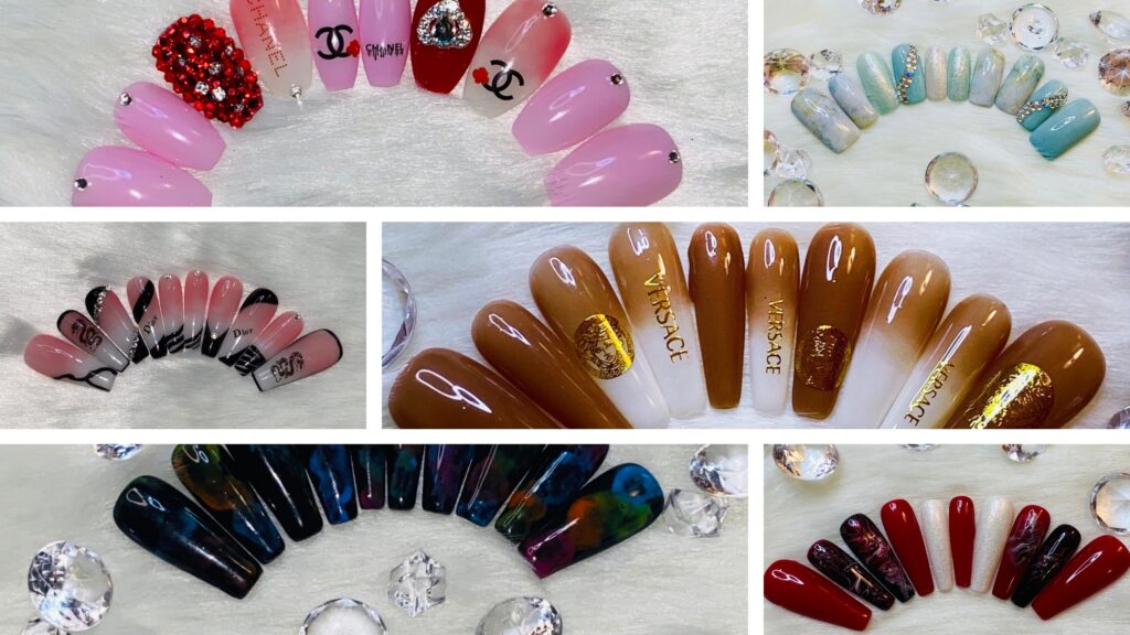 black owned press-on nail and accessories business Melanin Chic X Jessica