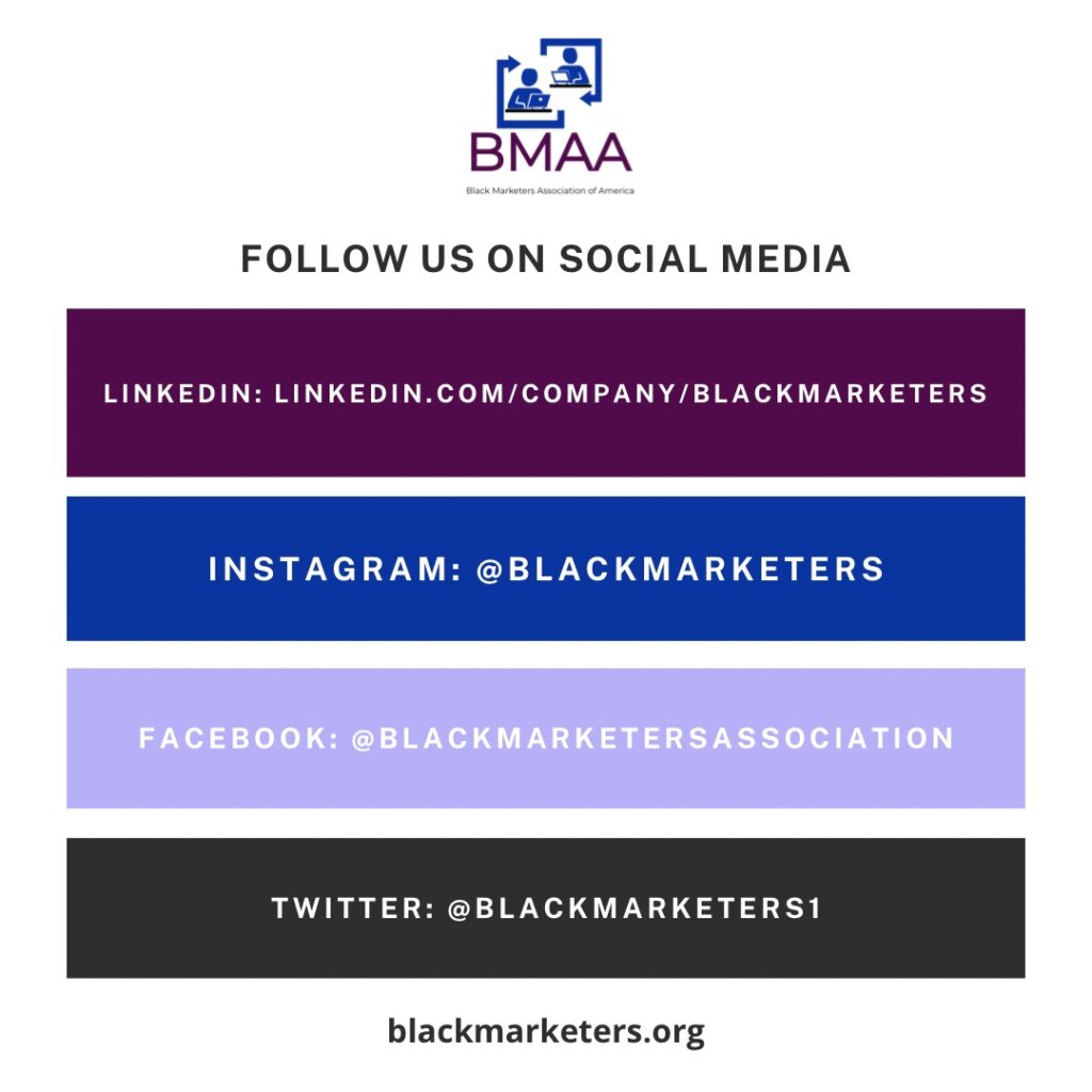 black-owned business Black Marketers Association of America (BMAA)