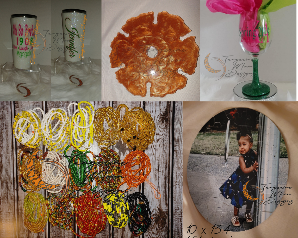 black-owned business Tangerine Moon Designs