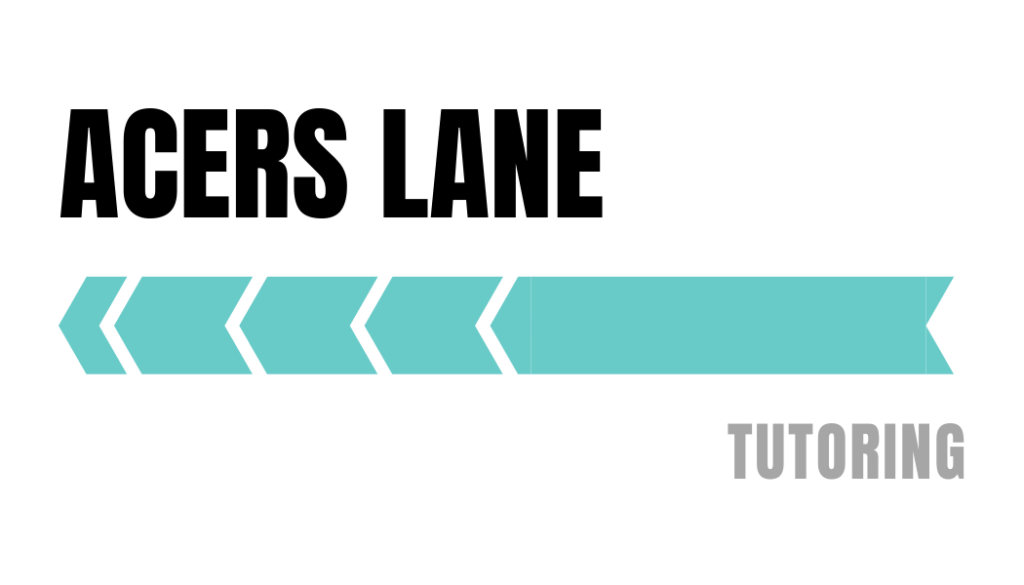 Acers Lane Tutoring black-owned business