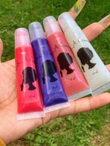 black-owned cosmetic products lip gloss