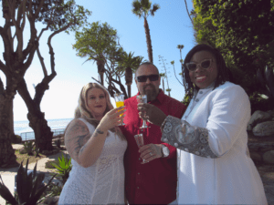 black-owned internationally recognized ordained minister in the Christian Church officiating weddings