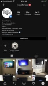 black-owned TV mounting and furniture business Mount For Less