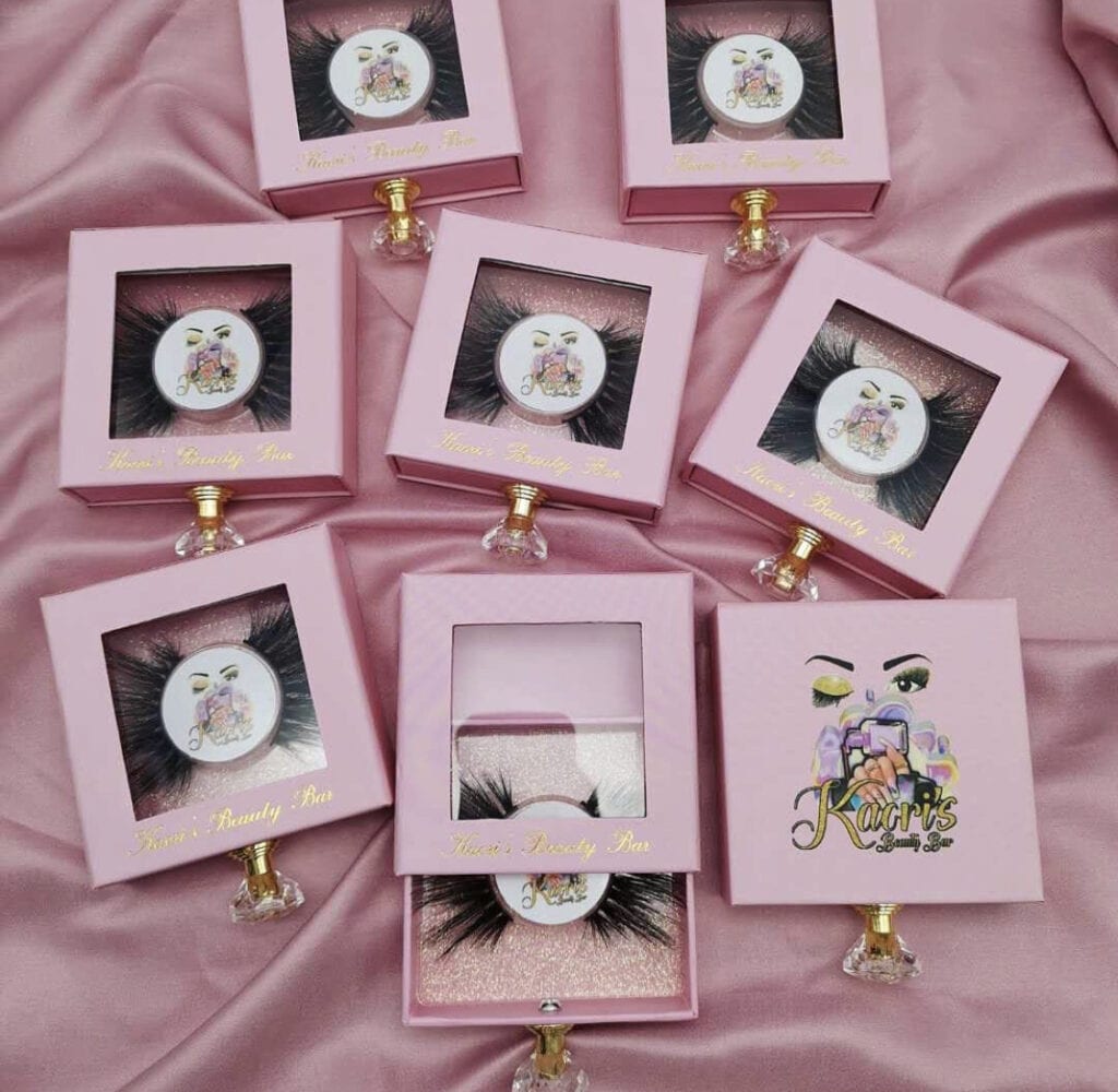 black-owned eye lashes and beauty accessories