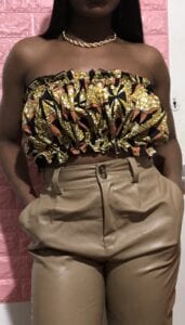 black-owned masks and clothing business She is coco
