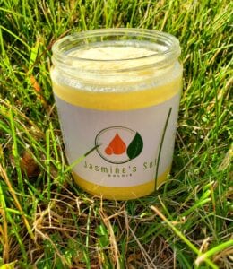 black-owned natural handmade skincare and hair care products business Jasmine's Sol