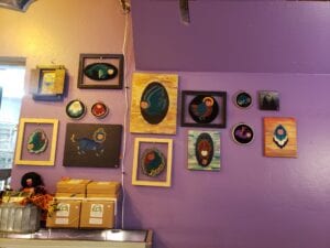 black-owned art local business Basking Dragons